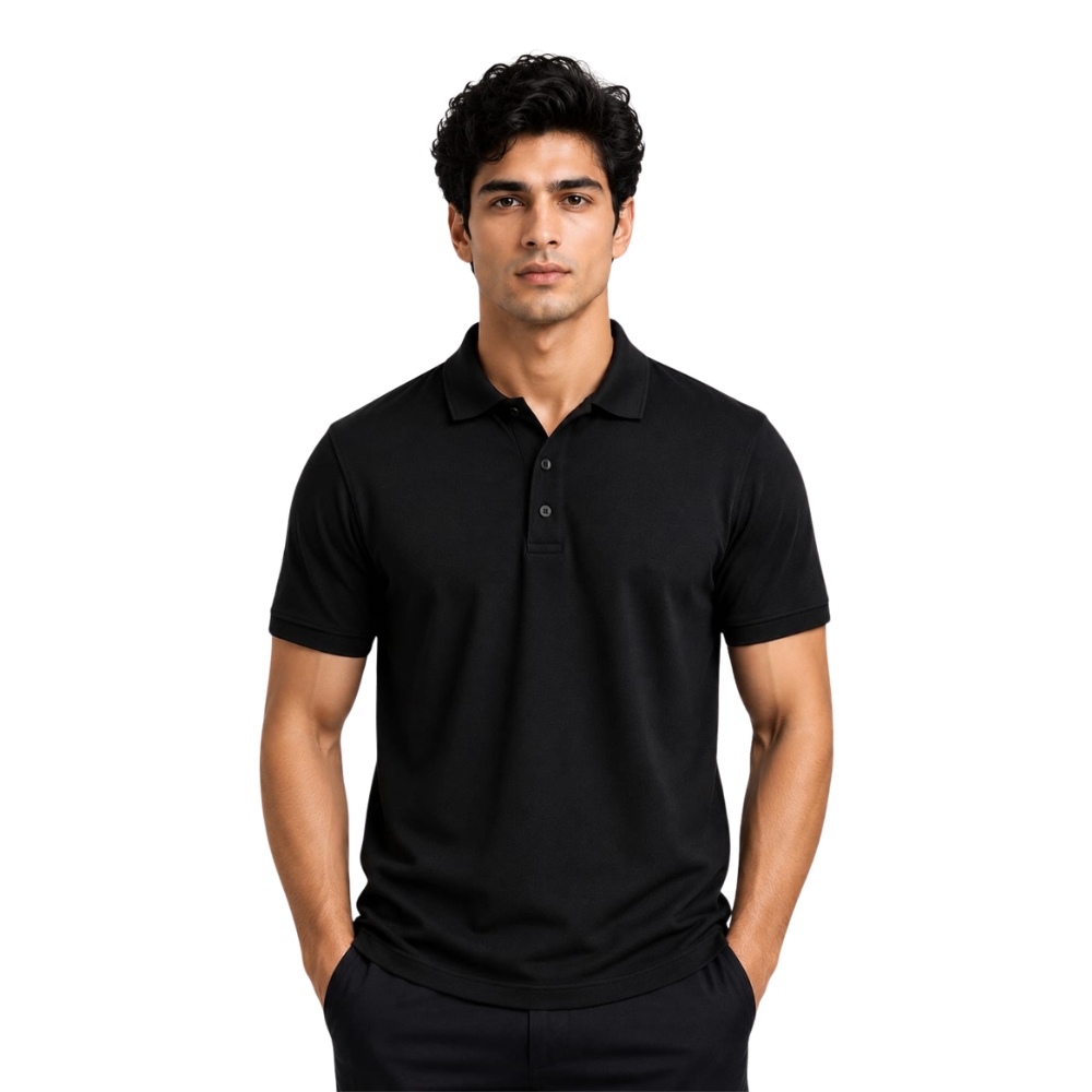 Polo T Shirt - 100% Cotton inside & 100% Polyester outside - SA - KARDHAR Custom Apparel View 6