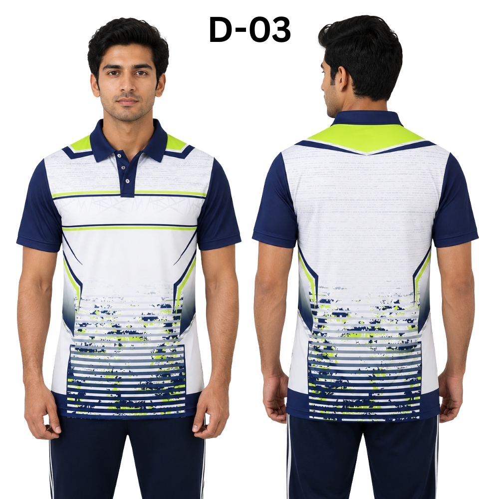 SPORT T SHIRT - DOT NET FABRIC - HALF SLEEVE - KARDHAR Custom Apparel View 4