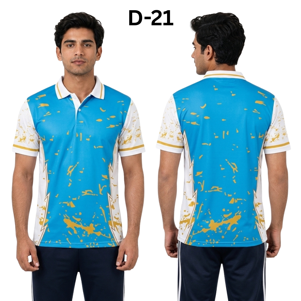 SPORT T SHIRT - DOT NET FABRIC - HALF SLEEVE - KARDHAR Custom Apparel View 22