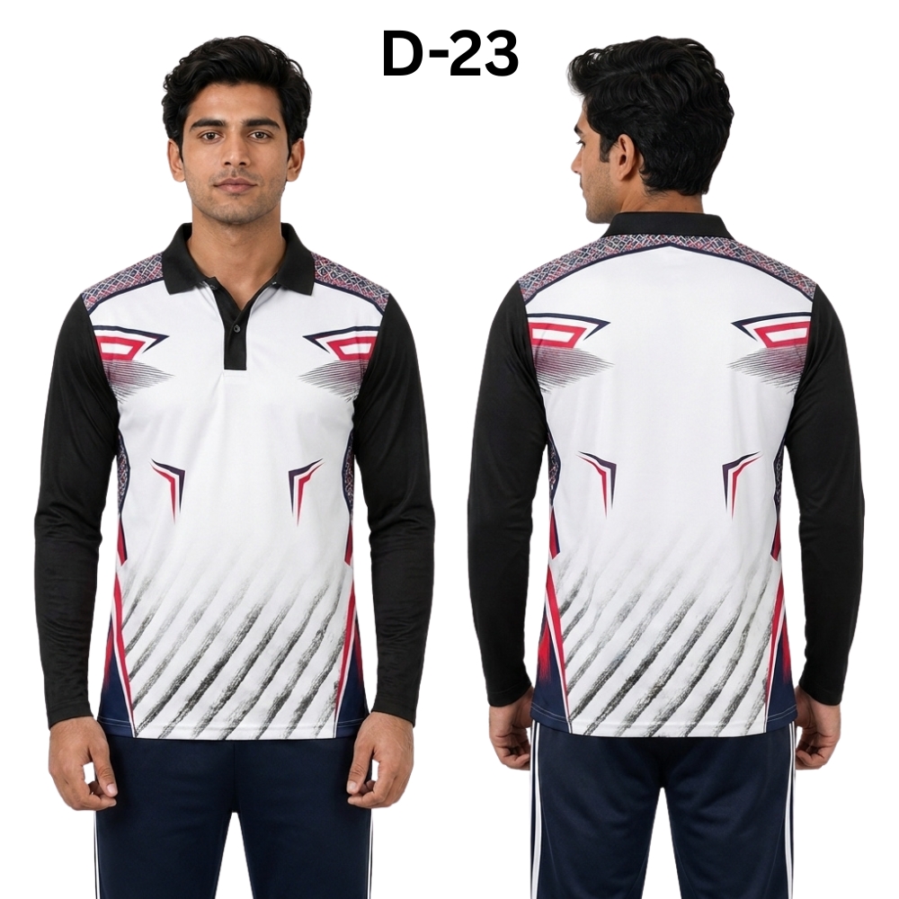 SPORT T SHIRT - DOT NET FABRIC - FULL SLEEVE - KARDHAR Custom Apparel View 3