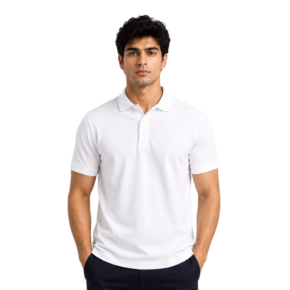 Polo T Shirt - 100% Cotton inside & 100% Polyester outside - SA - KARDHAR Custom Apparel View 7
