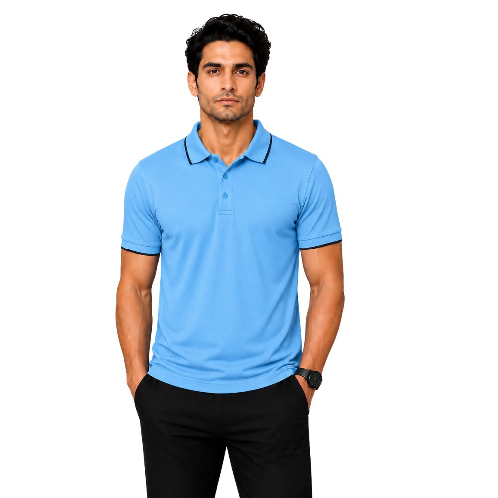 Polo T Shirt- 100% Polyster (Dry Fit)-KC - KARDHAR Custom Apparel View 6