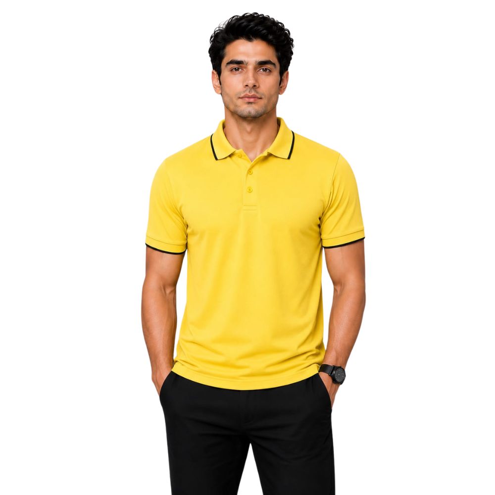 Polo T Shirt- 100% Polyster (Dry Fit)-KC - KARDHAR Custom Apparel View 9