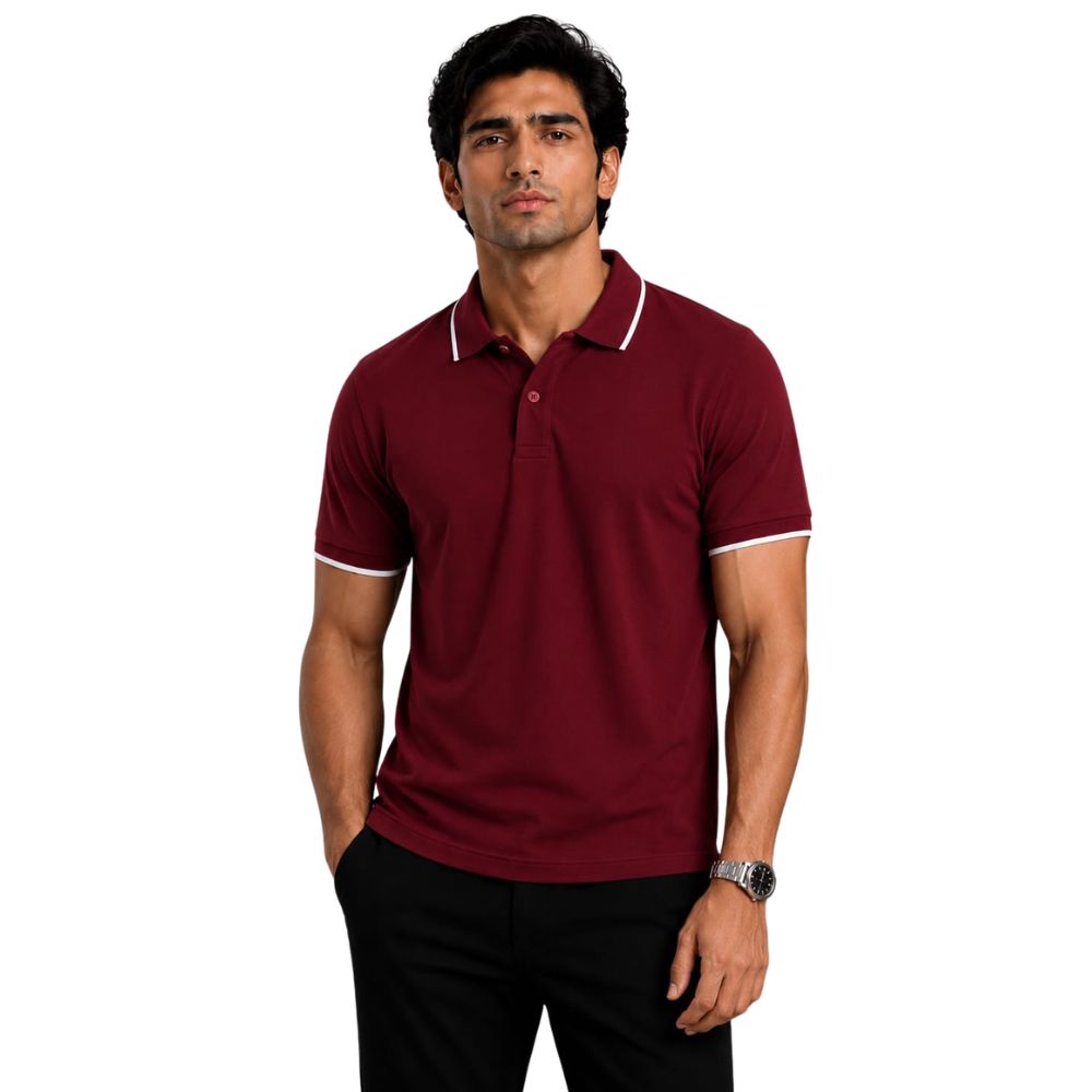 POLO T SHIRT- 100% PREMIUM COTTON-PT - KARDHAR Custom Apparel View 6