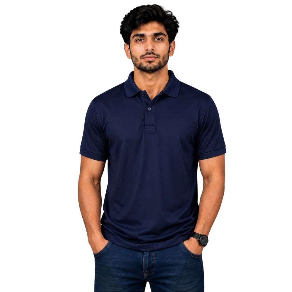 Polo T Shirt- 100% Premium Polyster - RS - KARDHAR Custom Apparel View 6