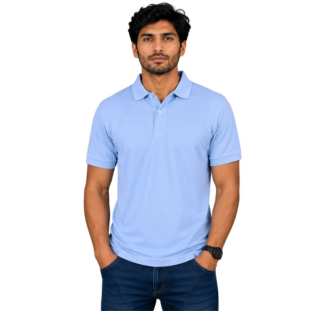 Polo T Shirt- 100% Premium Polyster - RS - KARDHAR Custom Apparel View 4