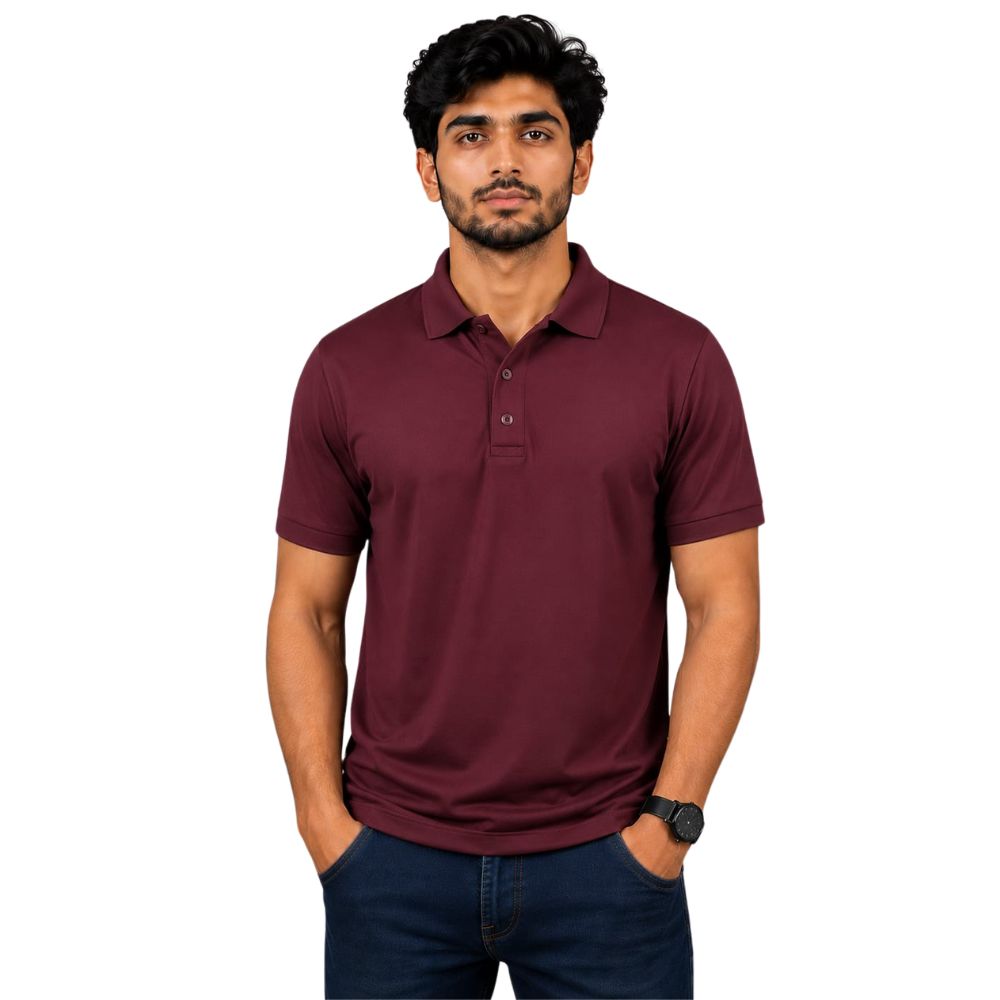 Polo T Shirt- 100% Premium Polyster - RS - KARDHAR Custom Apparel View 5