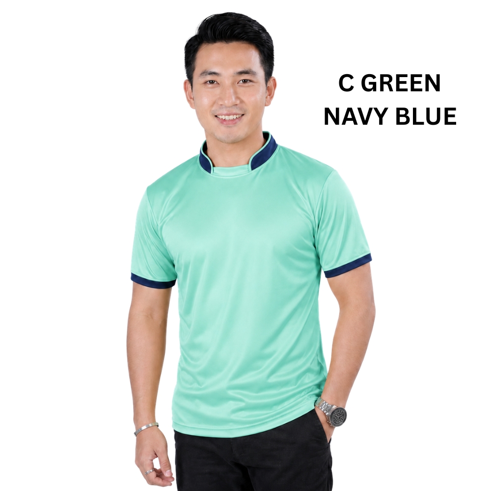 SPORT'S CHINESE COLLAR - DOT NET FABRIC - KARDHAR Custom Apparel View 11