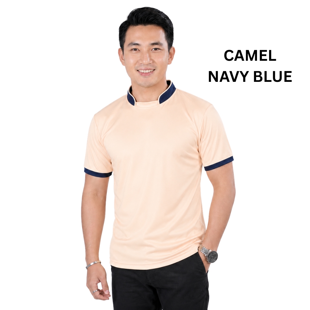 SPORT'S CHINESE COLLAR - DOT NET FABRIC - KARDHAR Custom Apparel View 9