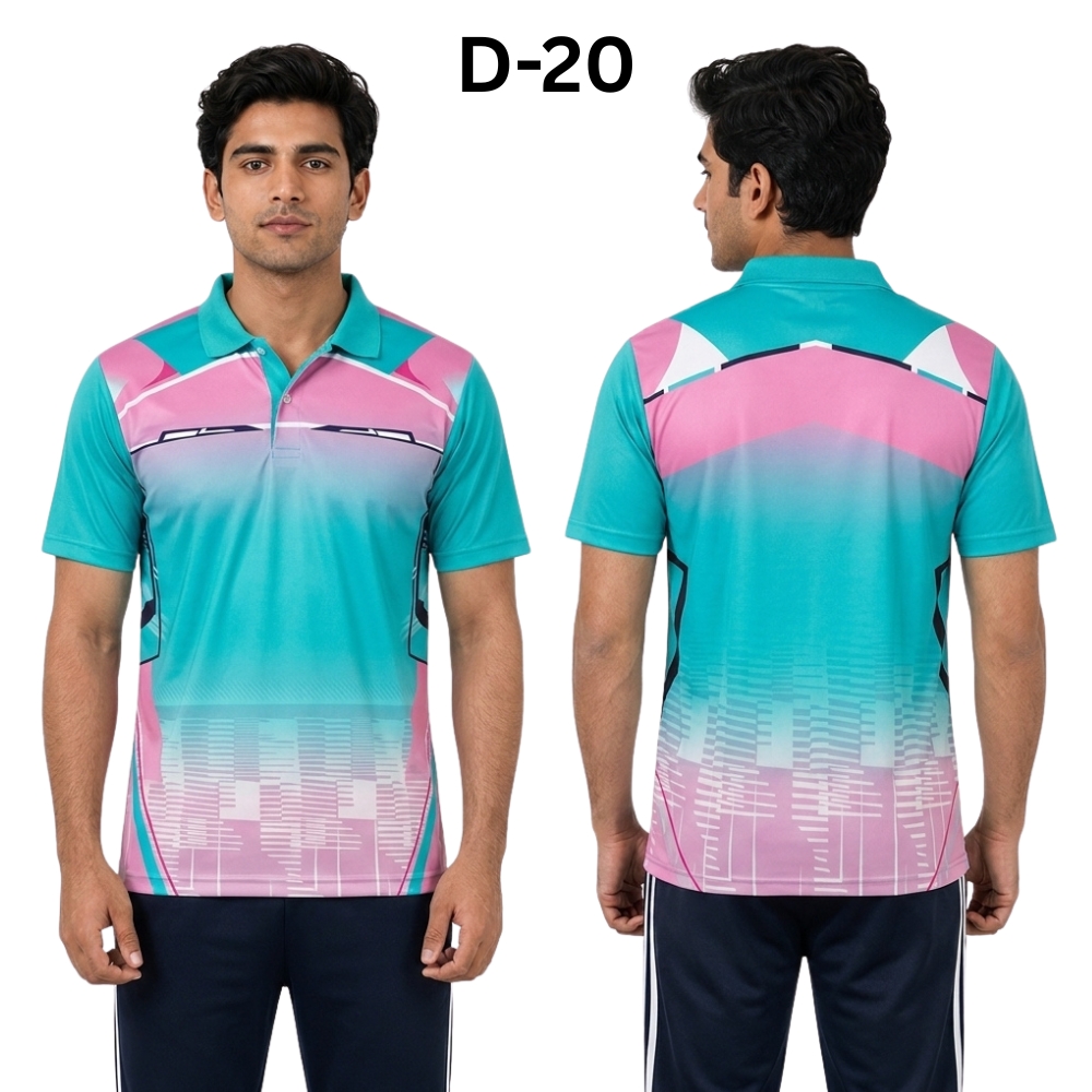 SPORT T SHIRT - DOT NET FABRIC - HALF SLEEVE - KARDHAR Custom Apparel View 21