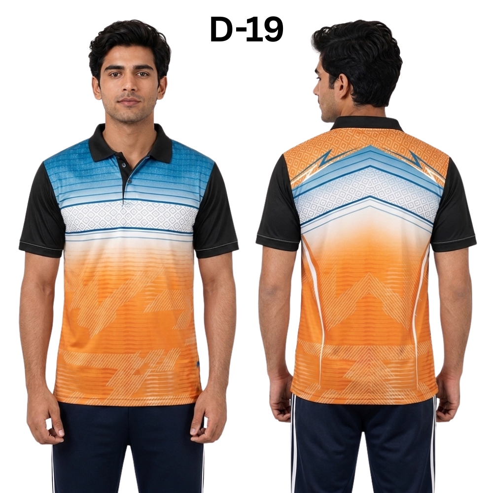 SPORT T SHIRT - DOT NET FABRIC - HALF SLEEVE - KARDHAR Custom Apparel View 20