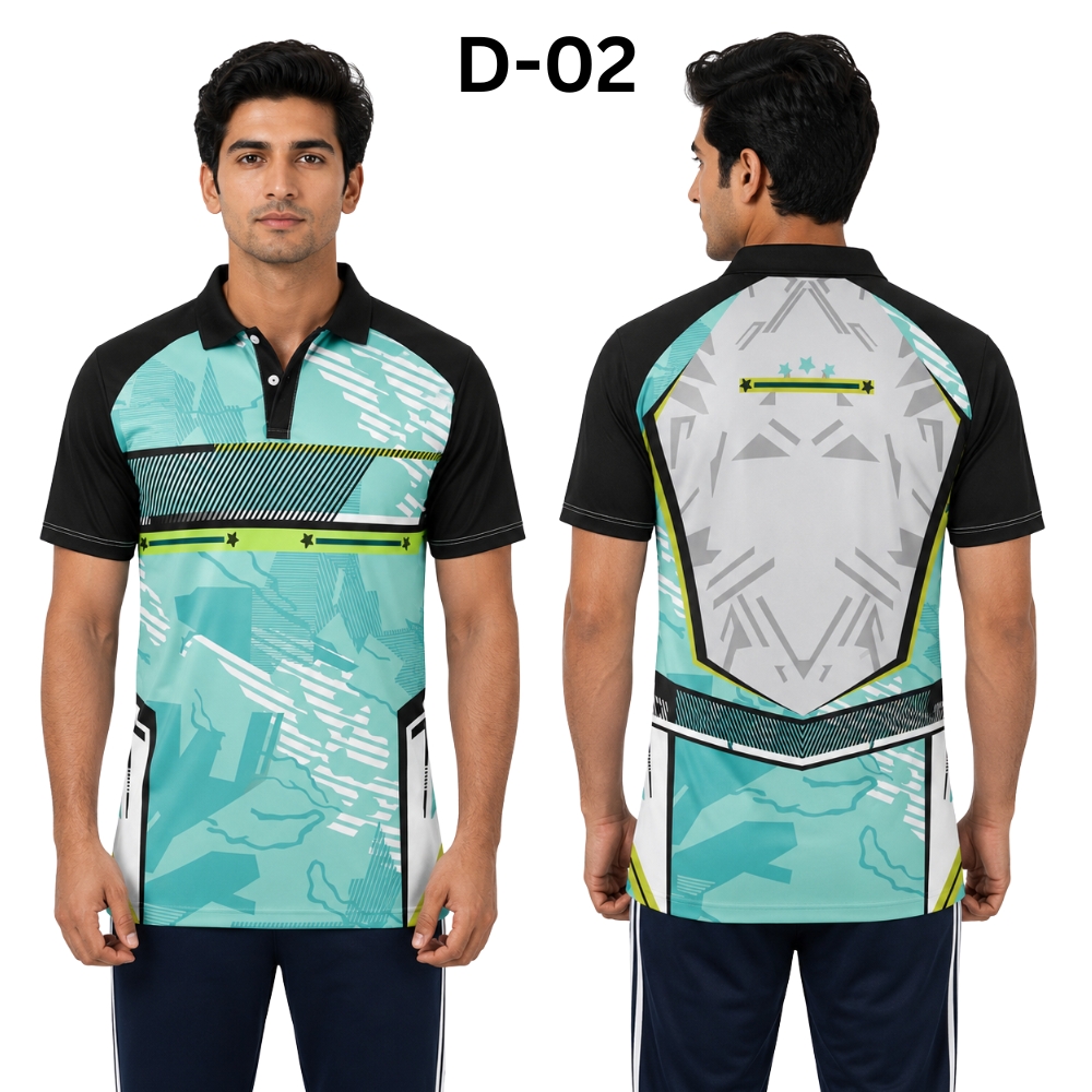 SPORT T SHIRT - DOT NET FABRIC - HALF SLEEVE - KARDHAR Custom Apparel View 3